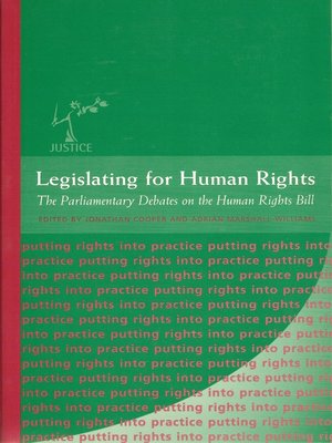 cover image of Legislating for Human Rights